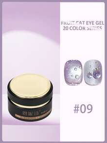 annies 夏日水果猫眼磁性凝胶指甲油，可卸UV LED冰晶透明蓝绿粉紫闪亮玻璃珠猫眼美甲沙龙DIY 5ml/1支/20支 - 彩色 - 查看 23