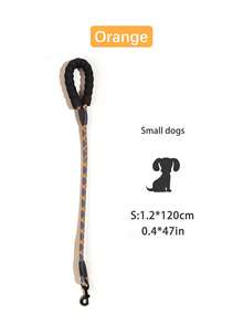 1pc Nylon Glow-In-The-Dark Dog Leash With Foam Handle, Multi-Size Pet Walking Lead, Suitable For Small, Medium And Large Dogs - Multicolor - View 12