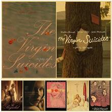 1pc/3PCS Áp phích nghệ thuật treo tường Không khung/Có khung Pop The Virgin Suicides Poster Tranh vải Canvas phim tình yêu cổ điển In hình ảnh cho phòng khách hiện đại Nghệ thuật treo tường rạp chiếu phim Trang trí nhà cửa - Nhiều màu - Xem 2