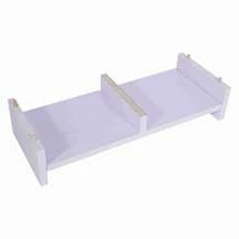 Desktop Monitor Stand LCD TV Laptop Rack Computer Screen Riser Shelf Office Desk Purplish White - Multicolor - View 3