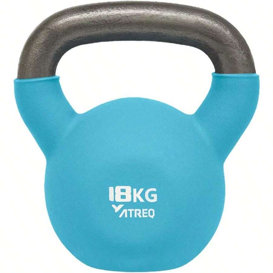 Neoprene Covered Kettlebells [Each] Great Piece Of Equipment For Use In All Fitn Regimes Colour Coded For Ease Of Weight Rgnition [SELECT YOUR WEIGHT] - Multicolor - View 1