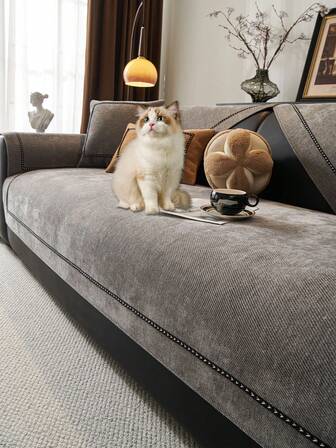 1 件多功能沙发垫套，经典款式沙发座垫，宠物友好型防刮沙发保护套，可机洗家居装饰，适合 L 形组合沙发和 1/2/3/4 座沙发（单独出售）