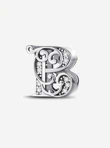 1 PC Vine Letters Beads Pendant Charm Pendant Ball Suitable For Bracelets DIY Women's Jewelry