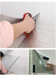 Window Sun Shade Film, Aluminum Foil Insulation Sunshade Protector Pad, Home Sunshine Room Anti-UV Sun Protection Film, Paste