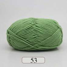1pc 5-Ply Milk Yarn, Crochet Knitting Thread, Suitable For DIY Weaving Bags, Scarves, Hats, Sweaters, Dolls, 50g/Pc (Packaging Random)