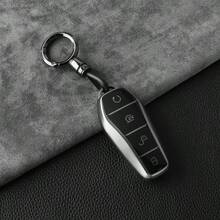 High-End TPU Car Key Case Cover Remote Control Keychain Accessory For Byd Song Plus Yuan Pro Atto 3 Ev E2 Song X Qin Tang - Metallic Gray - View 11