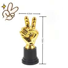 1pc/3pcs Trophy Award Cup Super Awesome Encouragement Plastic Trophy, Basketball, Football, Dance Performance Prize Gift (Product May Have Excess Glue Or Scratches, Which Are Normal And Do Not Affect Use) (Refer To Sample Photos 5-6) - Multicolor - View 2