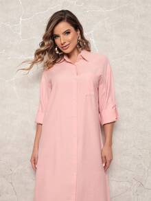 LONG Marrant Shirt - Baby Pink - View 2