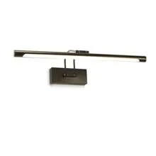 Barre lumineuse murale de salle de bain de 50 cm, montée sur bras articulé. Luminaire décoratif pour miroir de salle de bain, variateur 3 couleurs avec interrupteur à mémoire, 15W. Convient pour la salle de bain, le salon, la chambre, le couloir, la salle d'exposition/de lecture/à manger/bar/chambre/café/salle à manger/magasin de vêtements/salon/musée