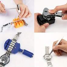 147pcs Watch Repair Tool Kit, Including Screwdrivers, Case Openers & Spring Bars - For Adjusting Watchbands And Replacing Batteries - Perfect Gift For Watch Enthusiasts