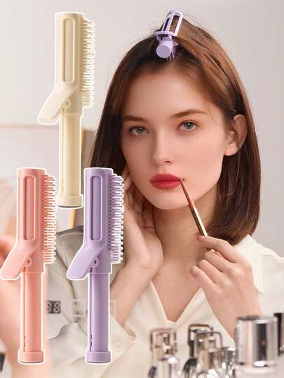 Pente ajustável para cabelos cacheados feminino - Escova portátil de plástico ABS com dentes ajustáveis para pentear e desembaraçar, ideal para cabelos cacheados, escova para pentear | Pente ajustável | Escova de cabelo, itens essenciais para cuidados com os cabelos, ferramentas para pentear os cabelos, kit para pentear os cabelos