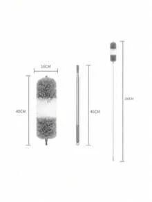 超细纤维掸子，可伸缩鸡毛掸，可重复使用、可弯曲、可水洗，适用于清洁吊扇、高天花板、百叶窗、家具、汽车（印度） - 彩色 - 查看 16