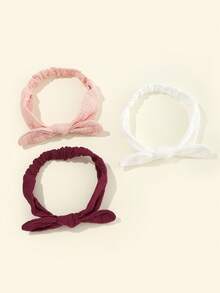 Bộ 3 băng đô co giãn hình tai thỏ, phụ kiện tóc hoạt hình cho trẻ sơ sinh và trẻ mới biết đi - Nhiều màu - Xem 13