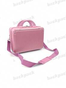 Waterproof Travel Makeup Case, Travel Organizer, Practical Jewelry - Pink - View 1