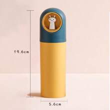 Cartoon Rabbit Travel Toothbrush Case, Portable Business Travel Washing Cup, Large Capacity Toothpaste Toothbrush Storage Box, Travel Essentials, With Round Window And Square Window 2 Types