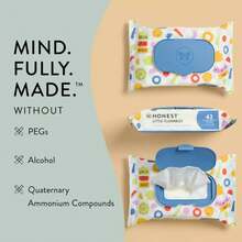 The Honest Company Little Flushables Plant-Based Flushable Wipes Made With Over 99% Water - 42ct - 1 - View 5