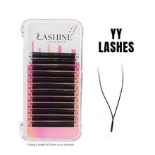 Lashine Lashine 12 Rows YY 3D 4D 5DW Shape 0.07mm Lashes 2D 3D 4D 5DW Premade Fan Lash Extensions 0.07 C/D Curl Natural Soft High Quality Idividual Lashes