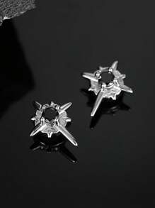 2pcs Fashion Unique Male Star Magnetic Earrings, Hip-Hop Style Earrings, Unique Birthday Gift, Graduation Season Gift