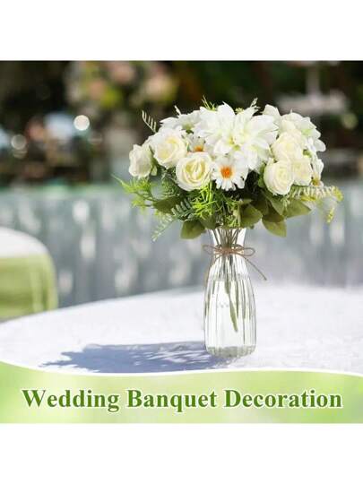 2/5/8/ Plastic Gestreepte Vases, Clear Glass Vase Bloemen Arrangement, Crafts, Bouquets, ation, Holiday, Home, Dining Table, Wedding, Home Room Flower view 5