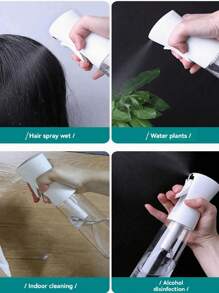 1pc Hair Continuous Spray Bottle 200ml Household Essentials Cleaning Spray Bottle Empty Ultra Fine Water Styling Spray Bottle Garden Plant Curls Perfume And Other Macaron Colors