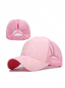 Șapcă de baseball sportivă, cu coadă de cal, ușoară, de camuflaj, respirabilă, pălărie de soare pentru primăvară și vară