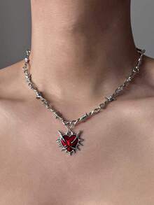 1 chiếc vòng cổ choker gai cổ điển, vòng cổ xương đòn gai, dây xích eo thời trang, vòng cổ nam phong cách Punk Street Hip-Hop, quà tặng ngày lễ tình nhân, thích hợp cho tiệc tùng và đeo hàng ngày - Nhiều màu - Xem 9