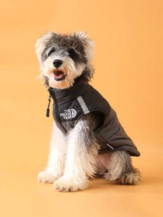 Warm Dog Jacket, Windproof Waterproof Winter Outdoor Jacket, Plaid English Style Pet Clothes For Cold Weather, Soft And Comfortable Dog Snow Vest With Zipper, 7 Sizes Fit Small Medium Large Dogs