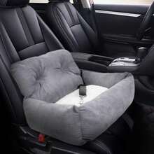 Dog Carrier Car Seat For Dogs & Cats - Travel Carrier With Safety Hook & Buckle, Handheld/Shoulder Strap, Corduroy Fabric, Fits Car Front/Back Seat, Multi-Scene Use (Cafe/Park/Outdoor) - Multicolor - View 12