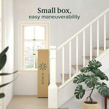 Double Bed Frame - Bed 135x190 Cm - 36cm Height - Metal Bed Frame With Underbed Storage And Steel Slat Support - Black - King - View 7