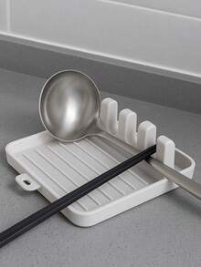 Spoon Rest, Cutlery Holder, Pot Lid, Multipurpose - 淺灰色 - 查看 3