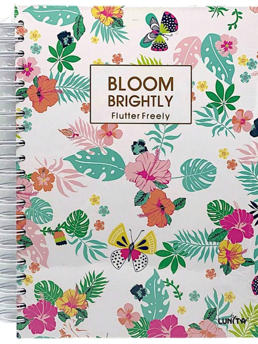 Libreta profesional de 200 hojas cuadro 5mm diseños exclusivos cuaderno de alta calidad para notas y proyectos material resistente y práctico para estudiantes y oficina - D - Ver 1