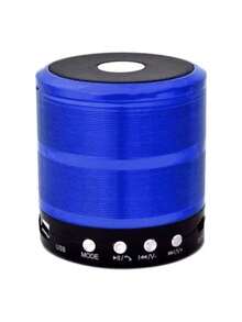 Portable Usb Sd Fm Mini Bluetooth Speaker Rechargeable Amplified SomY887 Speaker Box 887 - Blue - View 1