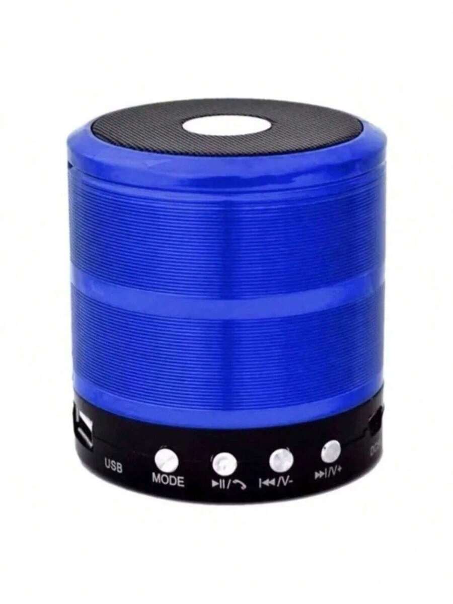 Portable Usb Sd Fm Mini Bluetooth Speaker Rechargeable Amplified SomY887 Speaker Box 887 - Blue - View 1
