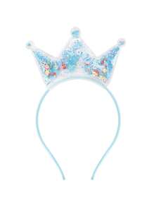 5/1 pezzo Cerchietti con corona di principessa in paillettes, cerchietti elastici con tiare per feste, regali per accessori per capelli di ragazze, forniture per acconciature e decorazioni