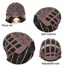 Long Brown Mixed Blonde Wavy Wig For Women,26 Inch Long Middle Part Curly Wavy Wig Synthetic Heat Resistant Fiber Wig Cosplay Costume Halloween Wig