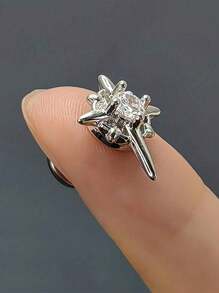 2pcs Fashion Unique Male Star Magnetic Earrings, Hip-Hop Style Earrings, Unique Birthday Gift, Graduation Season Gift
