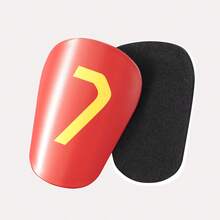 1 Pair Mini Master 7# Red Football Insert Thicken Leg Guards - Durable Mini Football Shin Guards Suitable For All Seasons - Multicolor - View 10