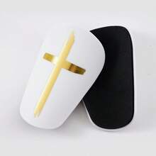 1 par de mini espinilleras de fútbol, esquineras protectoras Thick para adultos - Adecuado para todas las estaciones - Multicolor - Ver 10