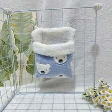 Single Selling, Soft And Comfortable, Breathable And Sturdy, Metal Hook Hanging Design, Exquisite Workmanship, Healing Color, Elegant Pet Sleeping Bag And Hanging Nest, Suitable For Use In Pet Cages, Suitable For Small Pets Such As Golden Bears, Hamsters, Chipmunks, Sugar Gliders, Flying Squirrels, And Small Bird Pets