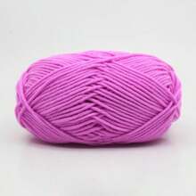 1pc 50g 5-Stranded Cotton Yarn, Suitable For DIY Weaving Bags, Scarves, Hats, Sweaters, Home Textiles