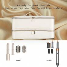 Bolsa organizadora de viagem de grande capacidade, Necessaire portátil, Bolsa de Higiene, Estojo para Acessórios de Cabelo incluindo Secador de Cabelo, Chapinha, Babyliss, Ótimo para Viagens, Dia dos Namorados, Natal, Dia das Mães, Essencial para uso Doméstico e em Viagens