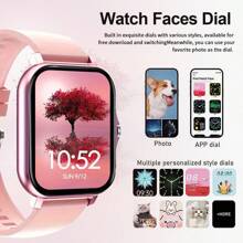 New 1.83 Inch Full Touch HD Fashion Smart Watch With (Dial, Answer) Wireless Call Function, Massive Watch Faces, Exercise Monitoring, Message Reminder View, Multiple App Reminders, Suitable For Android And IOS Phones, A Perfect Gift For Men And Women