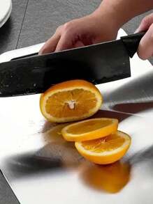 3pcs/1pc Titanium Cutting Board,Titanium Cutting Boards For Kitchen,304 Stainless Steel Cutting Board For Meat Fruit & Vegetable