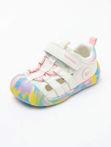 mini bala 男童女童凉鞋透气防滑抗菌夏季步行鞋 - 米色 - 查看 1