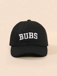 1顶“BUBS”刺绣棒球帽，时尚男女通用可调节户外遮阳帽，适合成人和儿童 - BUBS - 查看 13
