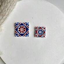 Molde de Argila Macia de Tijolos Florais Retrô, Molde de Corte de Alta Precisão, Presente Feito à Mão, Presilha, Jóia, Pingente, Ferramenta de Corte de Argila, Molde Criativo Decorativo DIY para Brincos, Broches, Etc.