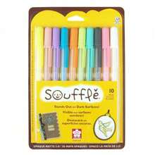 Material:Plastic,Gelly Roll Souffle Pen, 1 Mm Bold Tip, Assorted Colors, Pack Of 10 - Apricot - View 1