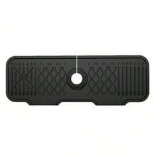 1 pieza Protector antisalpicaduras de silicona para grifo de cocina, felpudo absorbente para proteger el fregadero, diseño con pendiente de 5° y salida para un drenaje talla grande fácil, accesorio para fregadero de cocina, baño, soporte para esponja, antideslizante de silicona, borde plegable fácil de limpiar, diseño de desvío del flujo de agua, apto para fregadero de cocina/baño/caravana - Multicolor - Ver 14