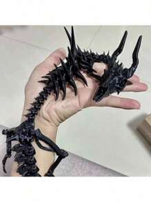 1 pieza Estatua de hueso de dragón gótico punk de 19 pulgadas de estilo nuevo gótico para decoración y regalo de cumpleaños o cosplay