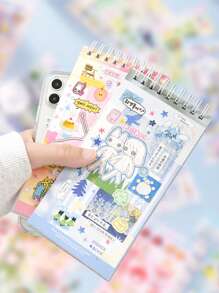Set de 20 pegatinas retro recortadas, serie Momentos Maravillosos, adecuadas para hacer scrapbooking, diarios, oficina, hogar, etiquetado, papelería, fundas de teléfono, portátil, botellas, equipaje, monopatín, juguetes, decoración DIY de regreso a la escuela